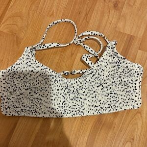 Target Black and White Polka Dot Bikini Top